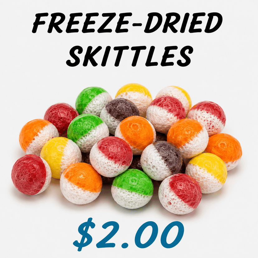 Freeze-Dried Skittles — $2 add-on